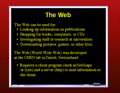 The Web: